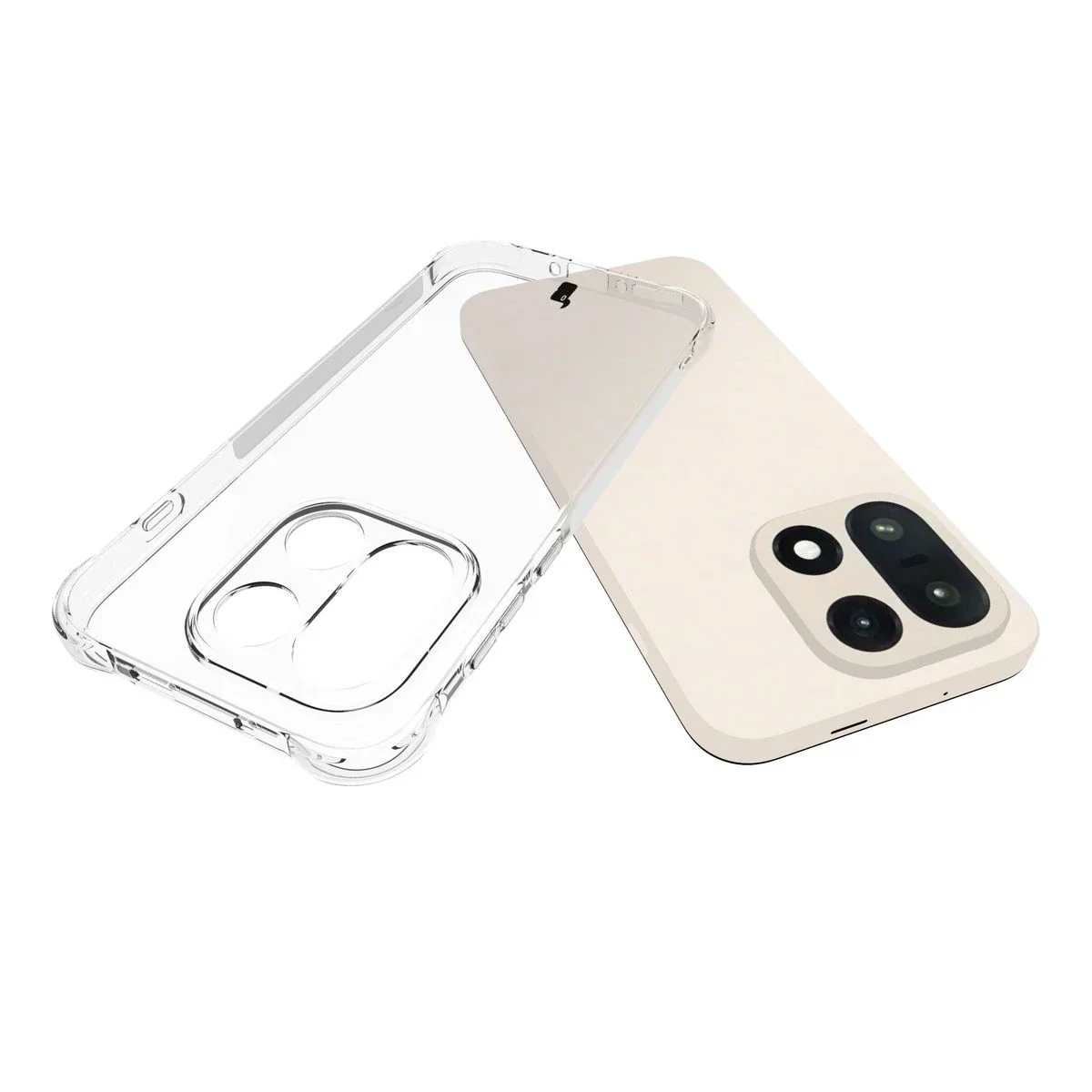 Handyhülle + 2x Folie für OnePlus 15, Bizon Case Clear Pack, Transparent - Image 5