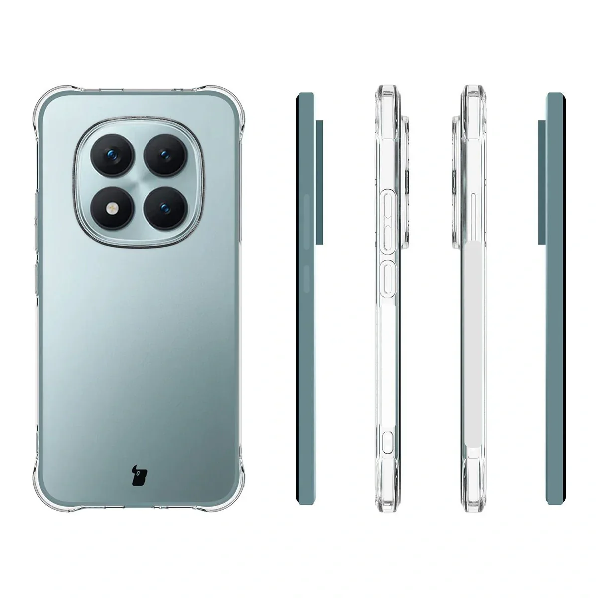 Handyhülle + 2x Folie für Xiaomi Redmi Note 15 Pro Plus 5G, Bizon Case Clear Pack, Transparent - Image 4