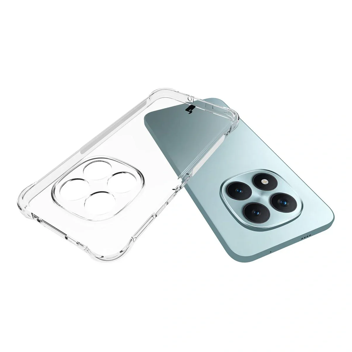 Handyhülle + 2x Folie für Xiaomi Redmi Note 15 Pro Plus 5G, Bizon Case Clear Pack, Transparent - Image 5