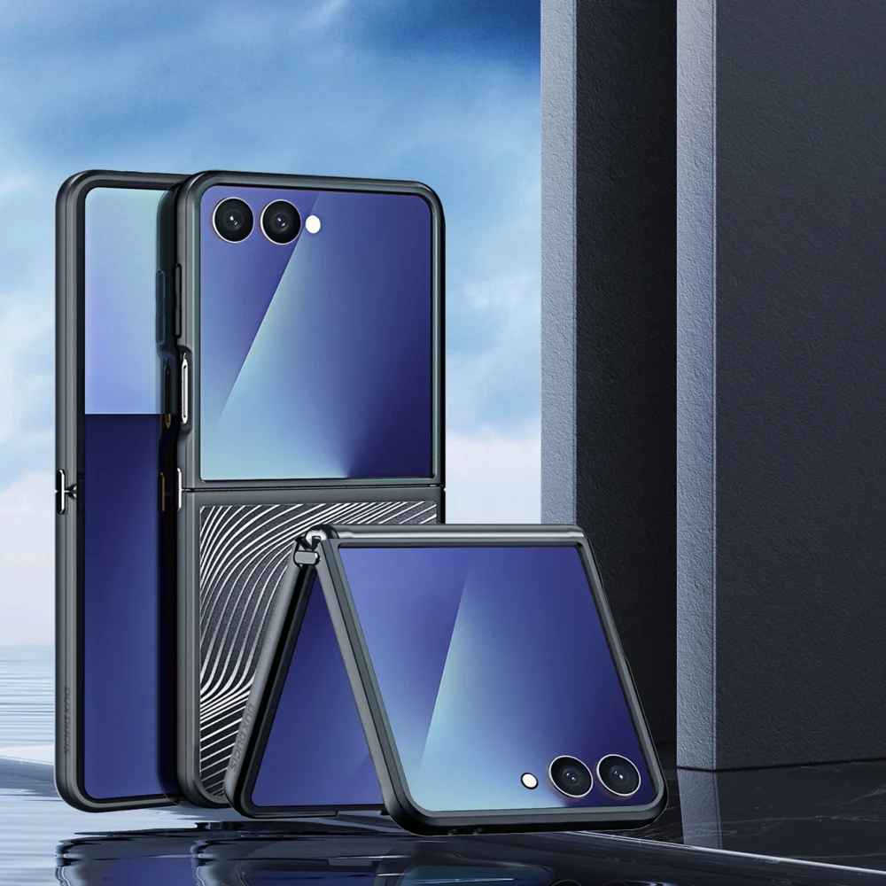 Handyhülle für Galaxy Z Flip7, Dux Ducis Aimo, Schwarz und Transparent - Image 7
