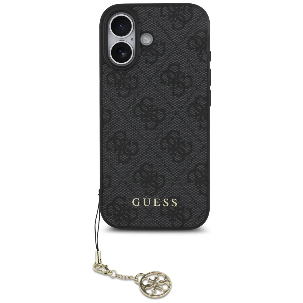 Handyhülle für iPhone 17, Guess 4G Charms Collection, Schwarz - Image 2