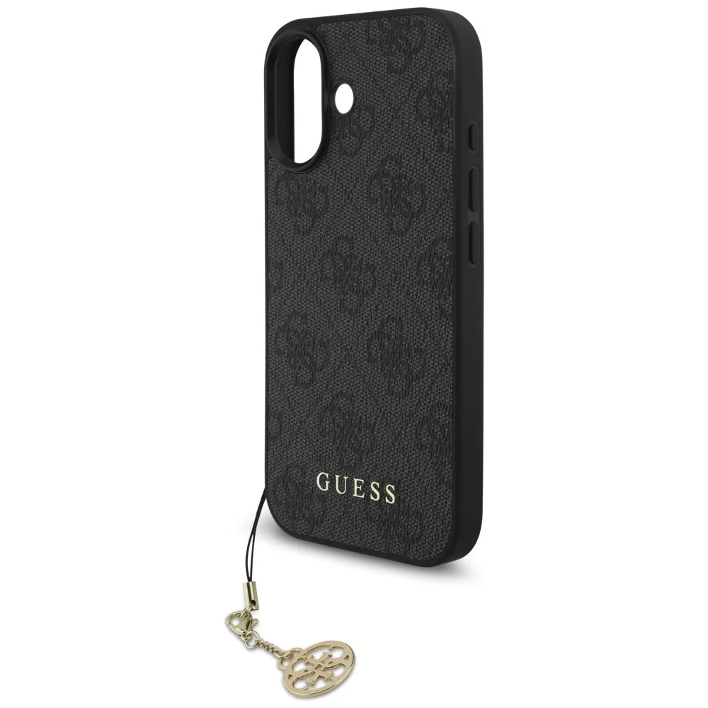 Handyhülle für iPhone 17, Guess 4G Charms Collection, Schwarz - Image 5