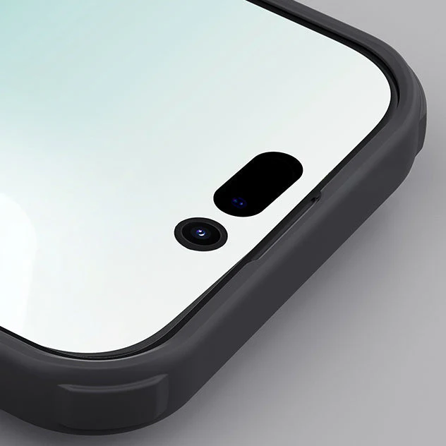 Handyhülle für iPhone 17, Nillkin Frosted Shield Pro, Durchscheinend-Schwarz - Image 7