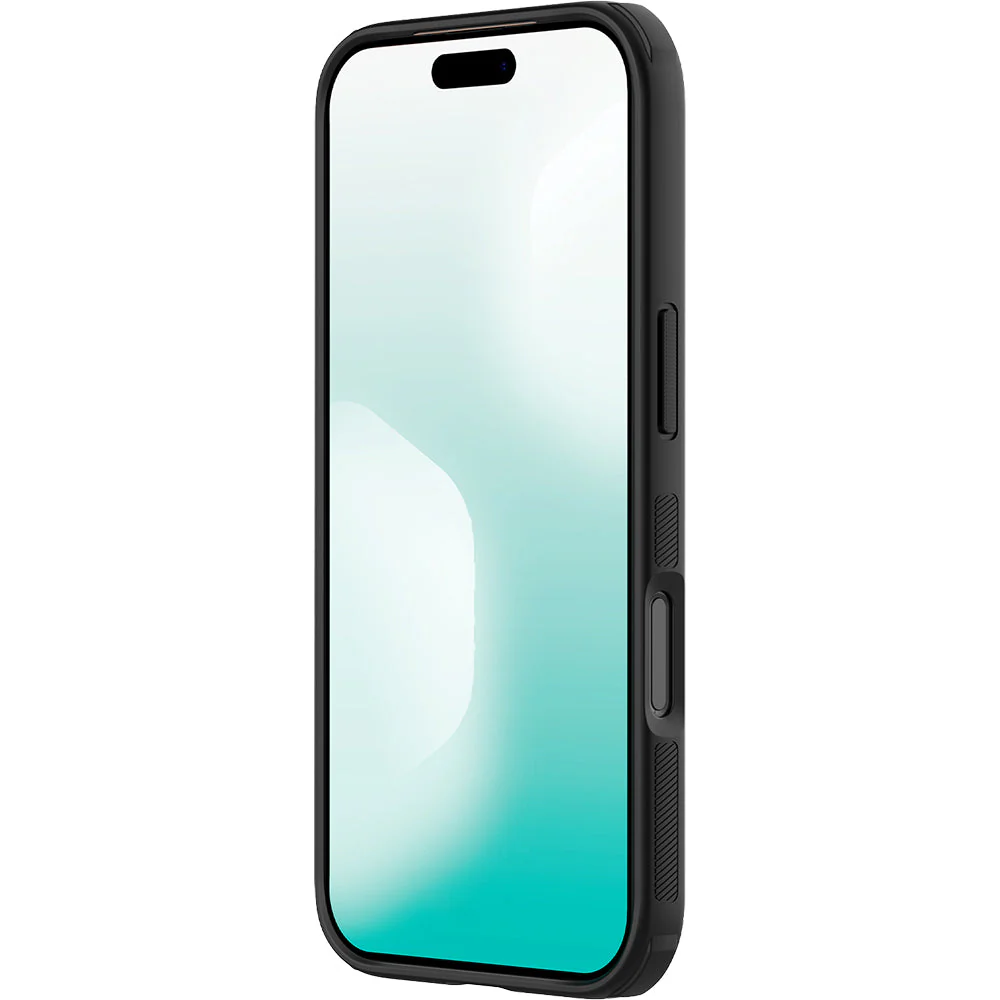 Handyhülle für iPhone 17 Pro, Nillkin Frosted Shield Pro, Durchscheinend-Schwarz - Image 3