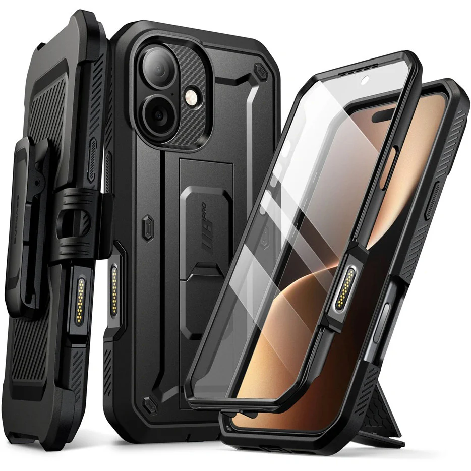 Handyhülle für iPhone 17, Supcase UB Pro SP (CC), Schwarz - Image 4