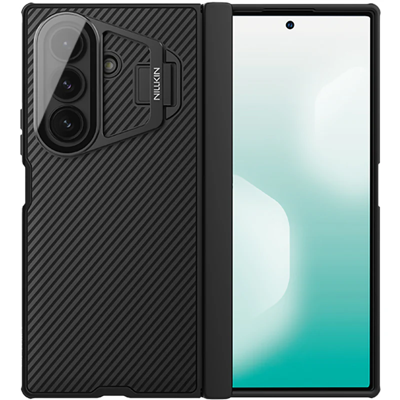 Handyhülle mit Kameraschutz für Galaxy Z Fold7, Nillkin CamShield Prop Magnetic, Schwarz - Image 4