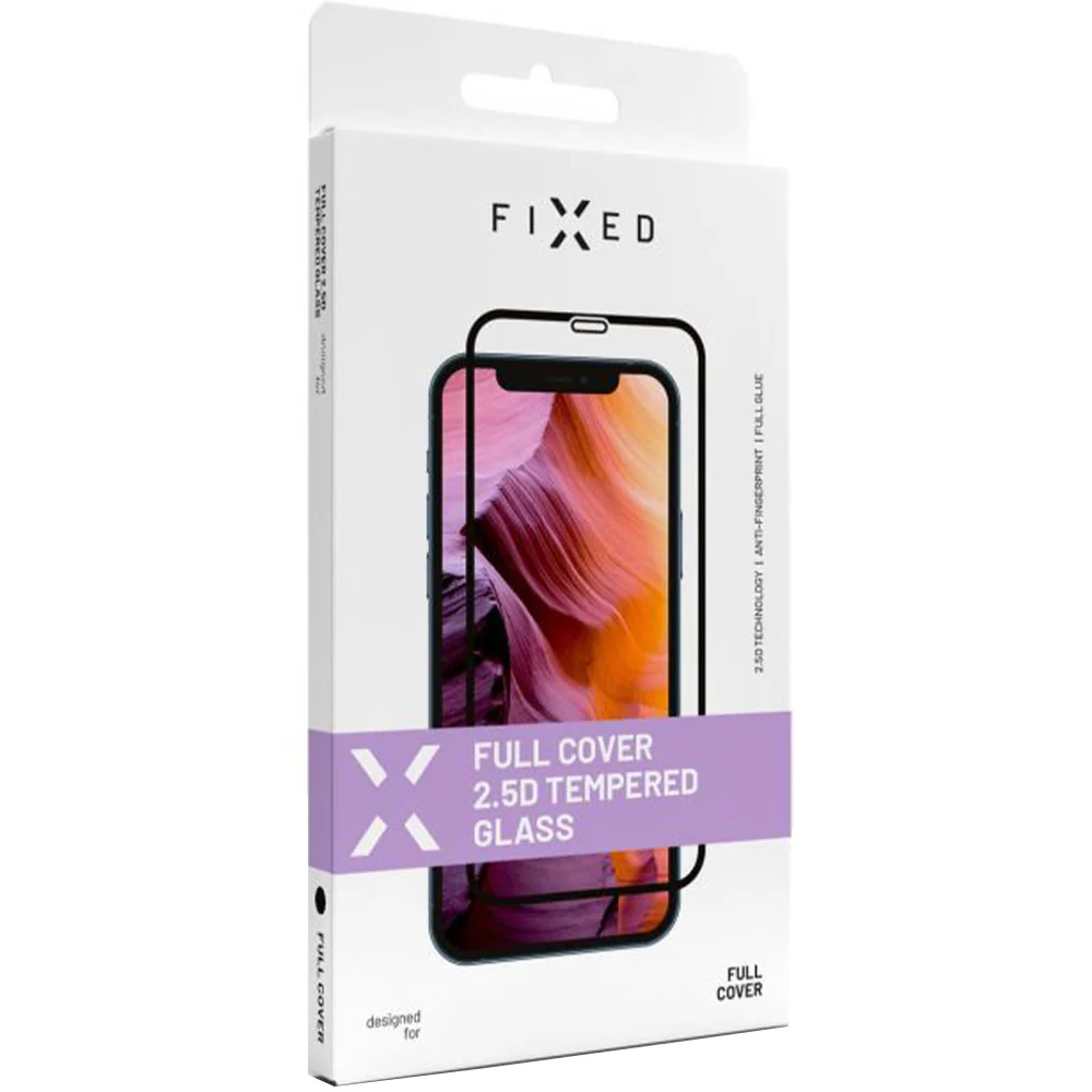 Hartglas für Tecno Spark 20 Pro, Fixed Full Cover 2.5D Tempered Glass, mit Schwarzen Rahmen - Image 4
