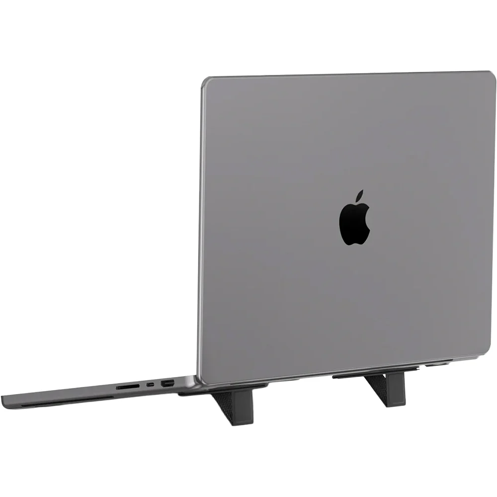 Höhenverstellbarer Ständer für Laptop und Tablet, Spigen Slimfold LD201-S2, Schwarz - Image 2