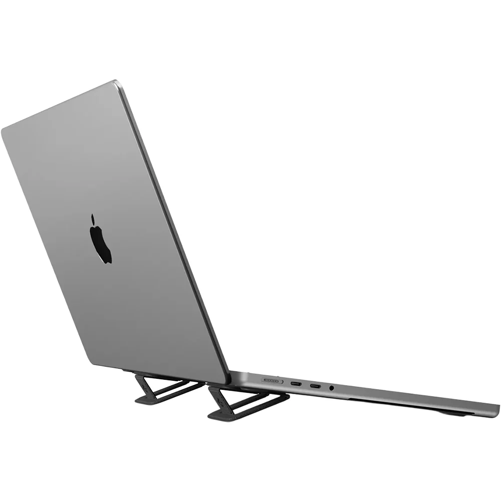 Höhenverstellbarer Ständer für Laptop und Tablet, Spigen Slimfold LD201-S2, Schwarz - Image 4