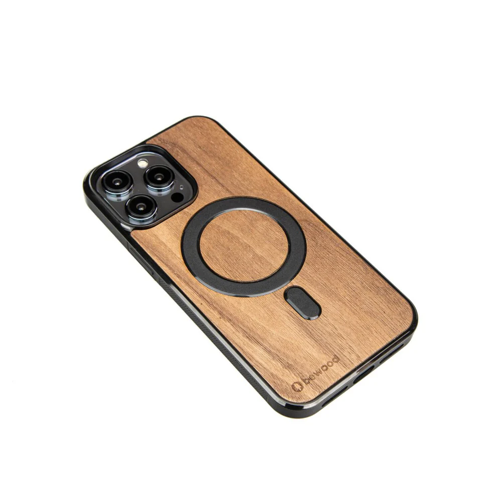 Holzhülle für iPhone 14 Pro Max, Bewood Amerikanischer für MagSafe - Image 2