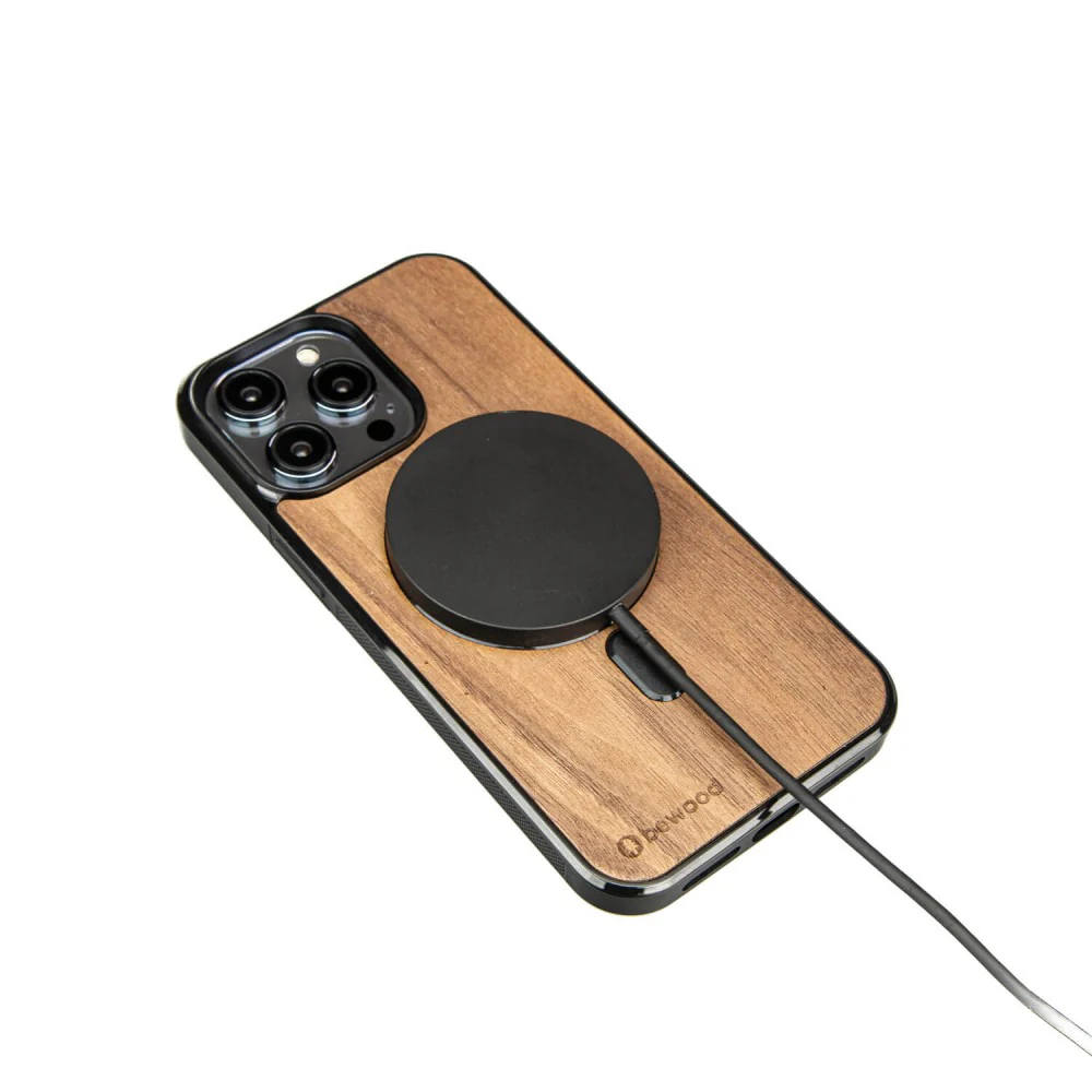 Holzhülle für iPhone 14 Pro Max, Bewood Amerikanischer für MagSafe - Image 3