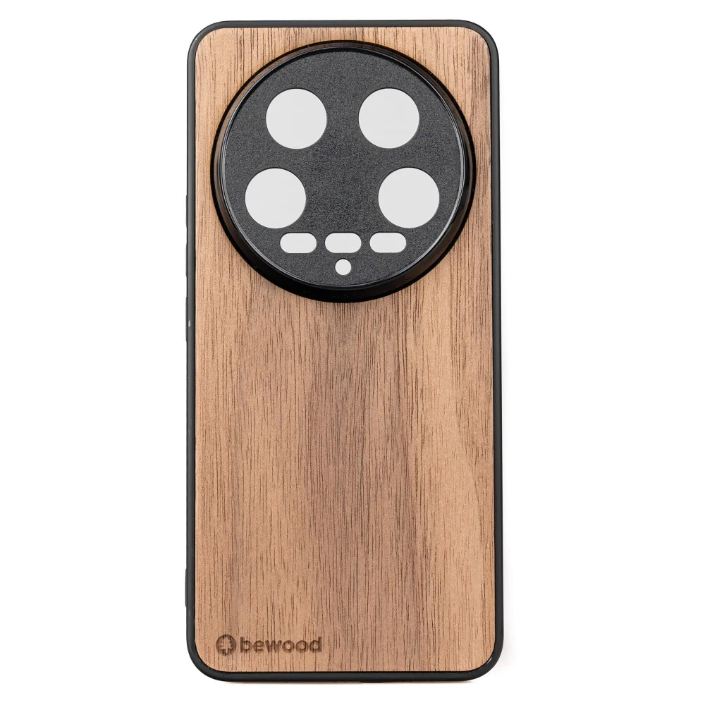 Holzhülle für Xiaomi 14 Ultra, Bewood Amerikanischer Nussbaum