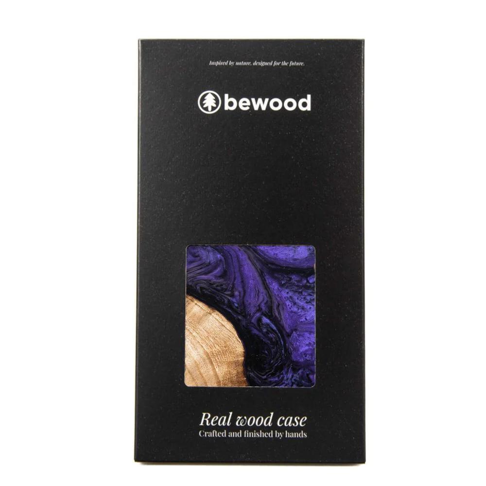 Holzhülle für iPhone 13 Mini, Bewood Unique Violet - Image 4