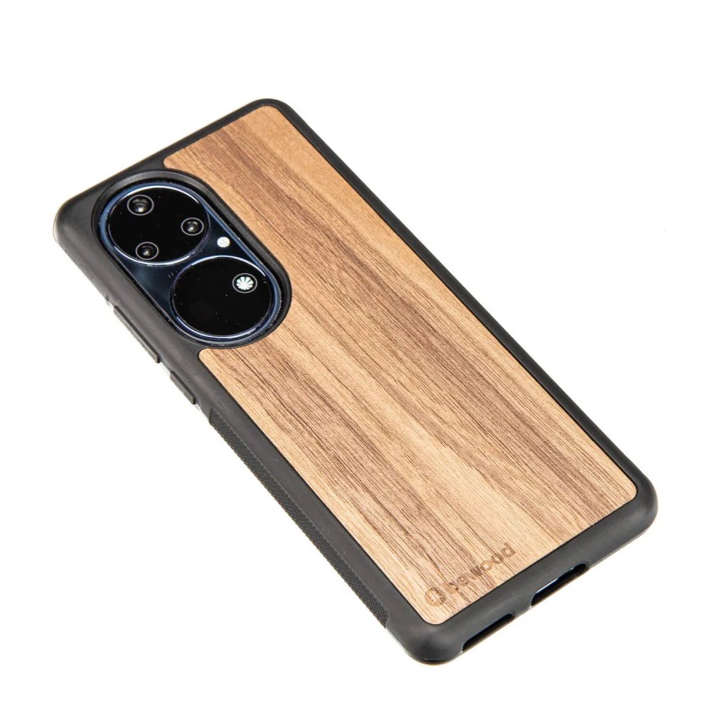 Holzhülle für Huawei P50 Pro, Bewood Amerikanischer Nussbaum - Image 3