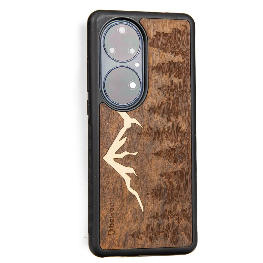 Holzhülle für Huawei P50 Pro, Bewood Imbuia-Gebirge - Image 2