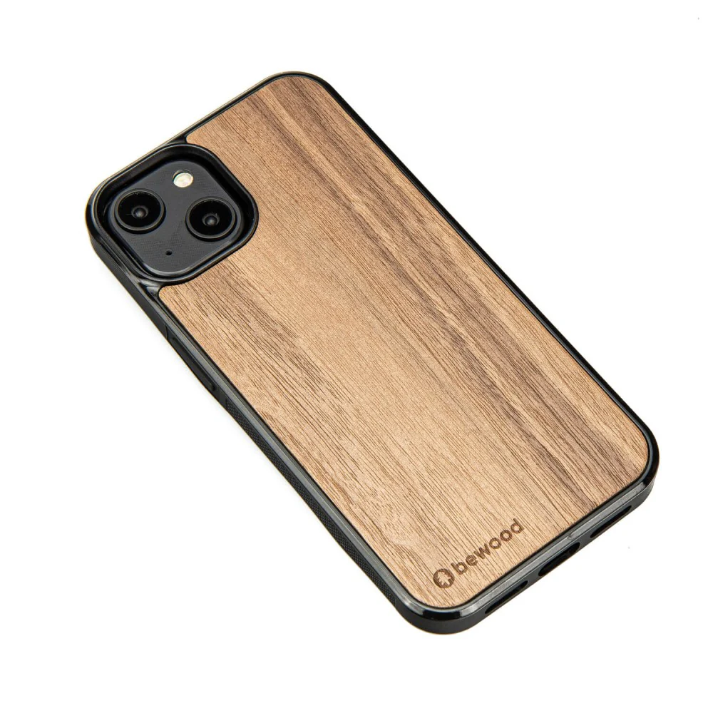Holzhülle für iPhone 14, Bewood Amerikanischer Nussbaum - Image 2