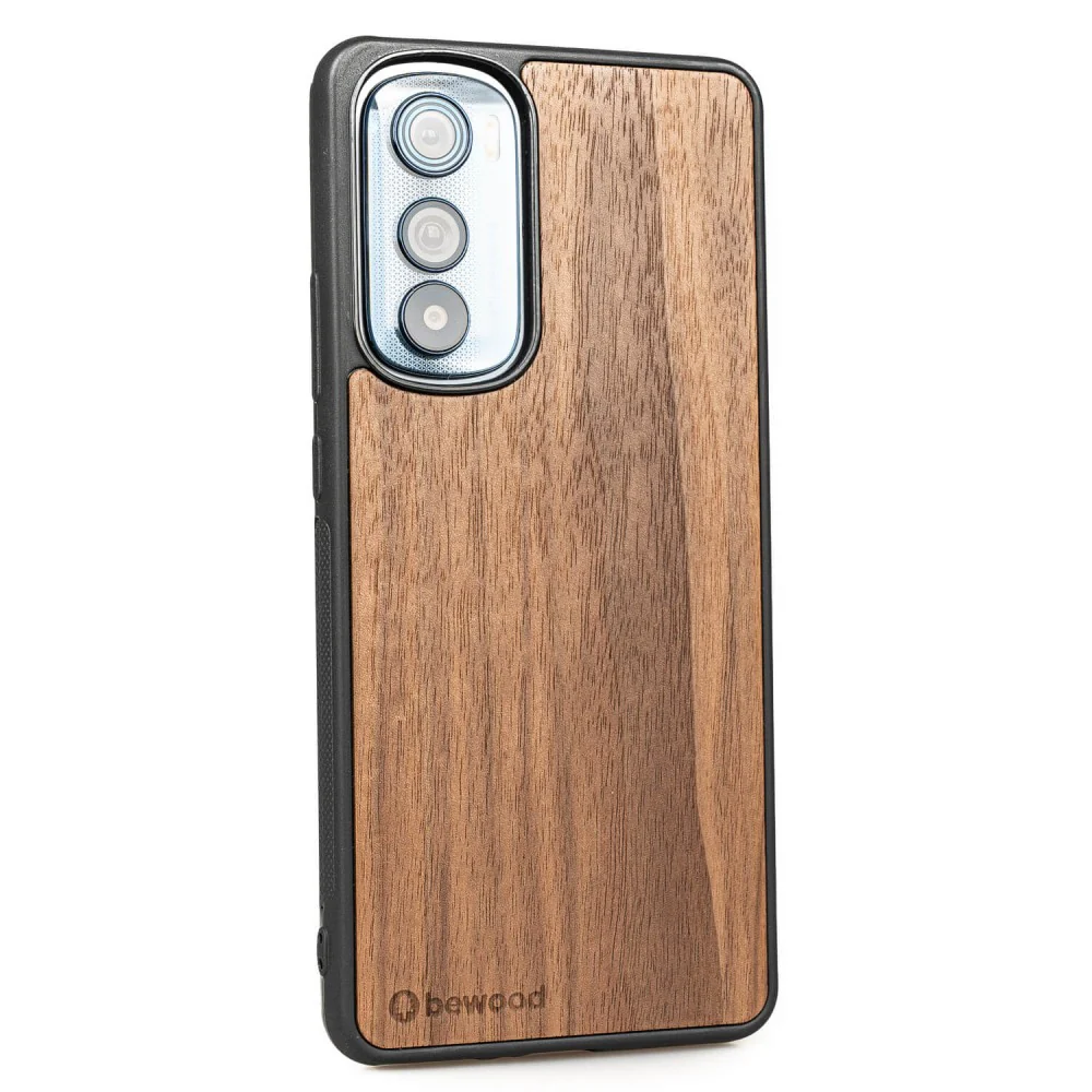 Holzhülle für Motorola Edge 30, Bewood Amerikanischer Nussbaum - Image 2