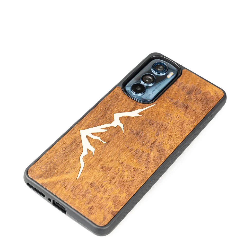 Holzhülle für Motorola Edge 30 Fusion, Bewood Imbuia-Gebirge - Image 3