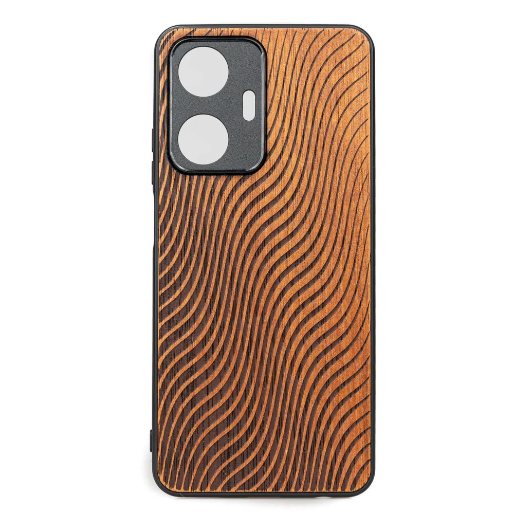 Holzhülle für Realme C55, Bewood Merbauwellen