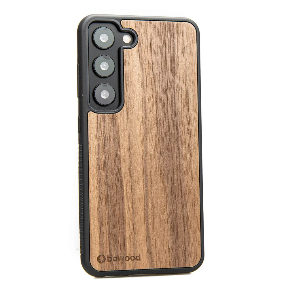 Holzhülle für Galaxy S23, Bewood Amerikanischer Nussbaum - Image 2