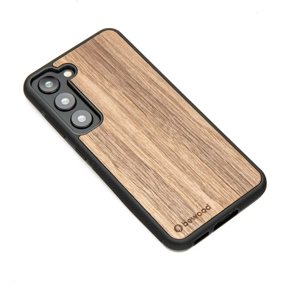 Holzhülle für Galaxy S23, Bewood Amerikanischer Nussbaum - Image 3