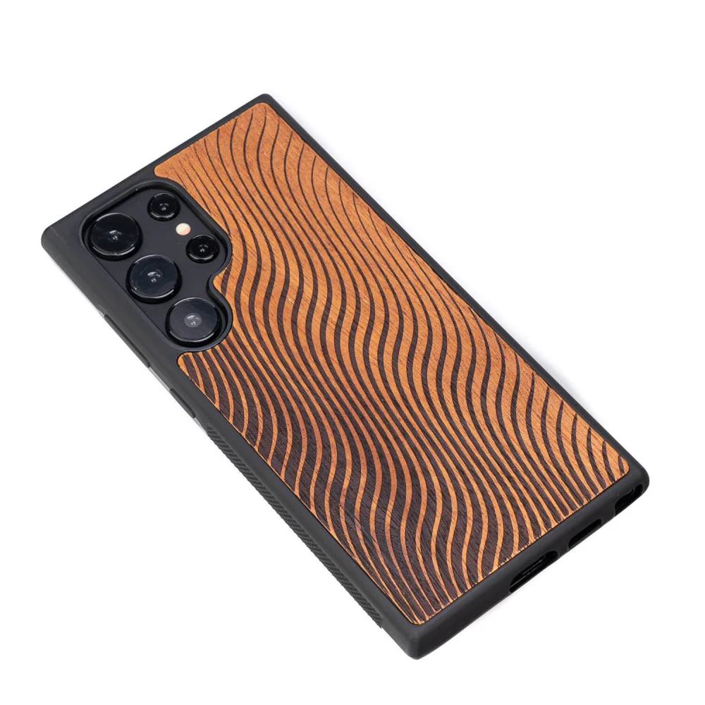 Holzhülle für Galaxy S24 Ultra, Bewood Merbauwellen - Image 3