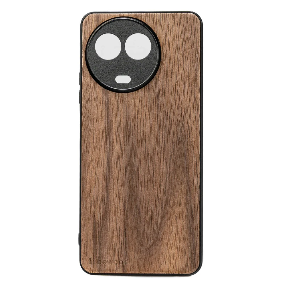 Holzhülle für Realme 11 5G, Bewood Amerikanischer Nussbaum