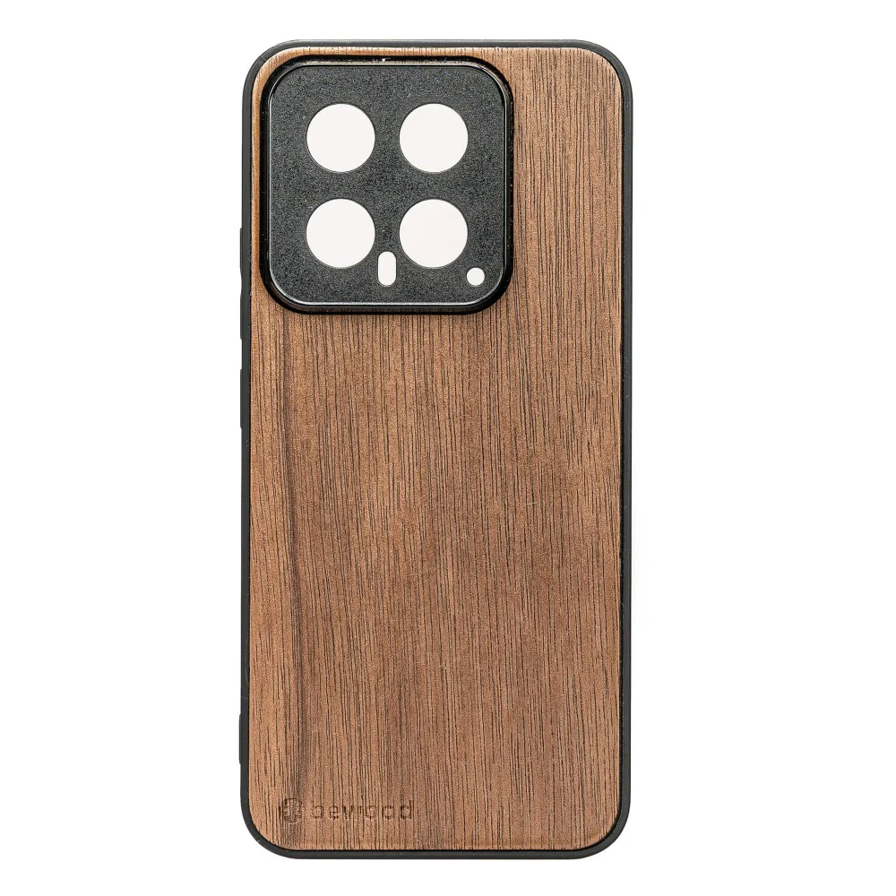 Holzhülle für Xiaomi 14 Pro, Bewood Amerikanischer Nussbaum