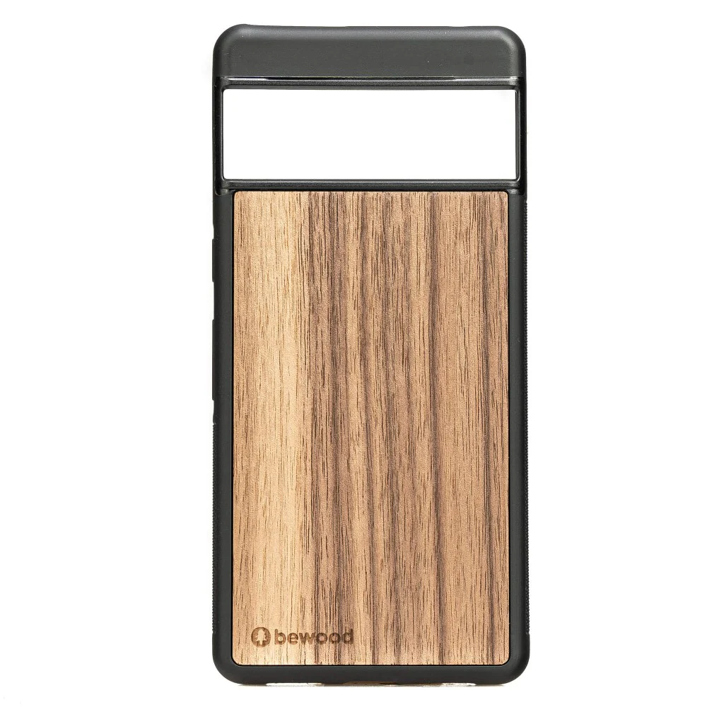 Holzhülle für Google Pixel 7 Pro, Bewood Amerikanischer Nussbaum