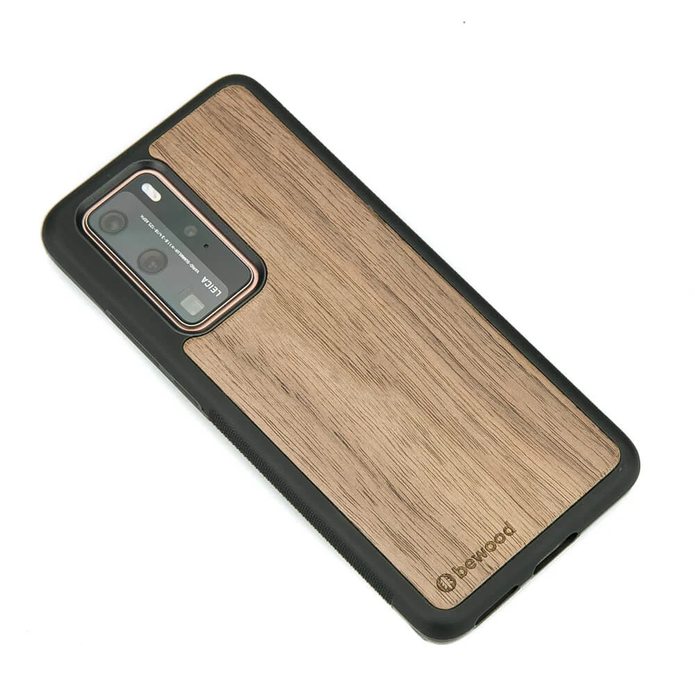 Holzhülle für Huawei P40 Pro, Bewood Amerikanischer Nussbaum - Image 2
