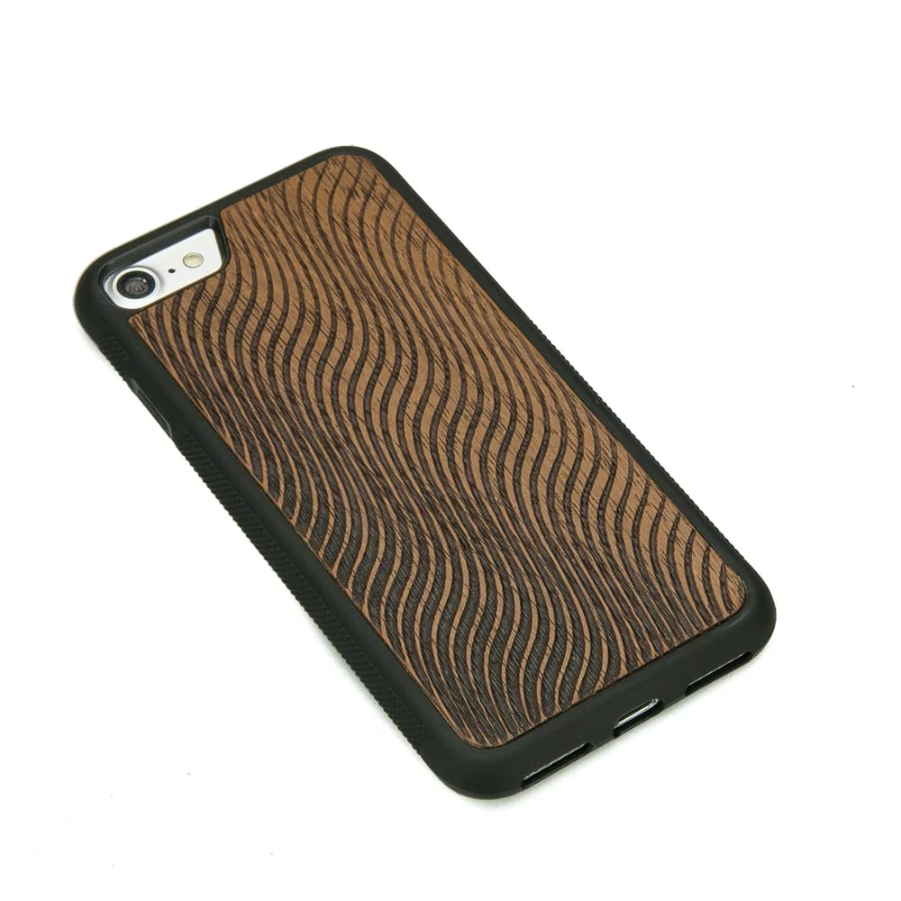 Holzhülle für iPhone SE 2020, Bewood Merbauwellen - Image 2