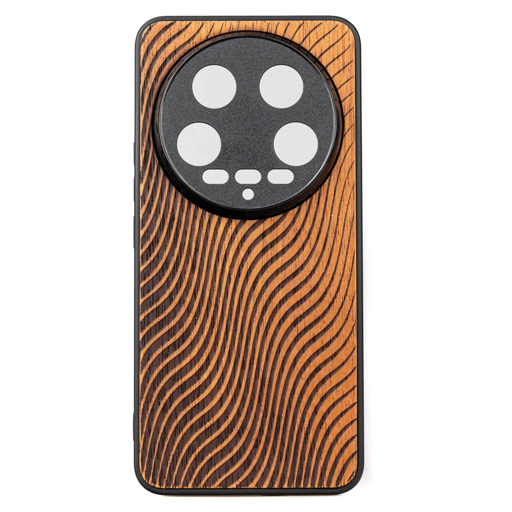 Holzhülle für Xiaomi 14 Ultra, Bewood Merbauwellen