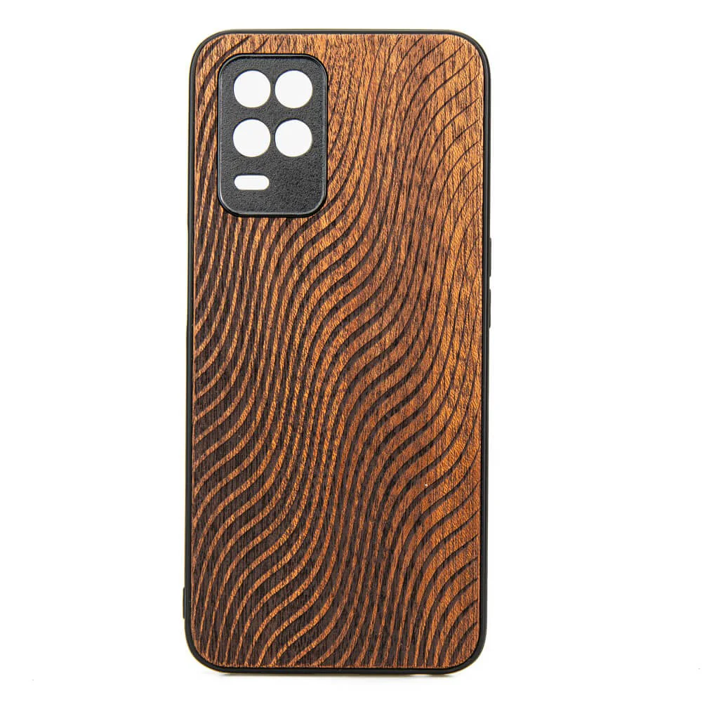 Holzhülle für Realme 8 5G, Bewood Merbauwellen
