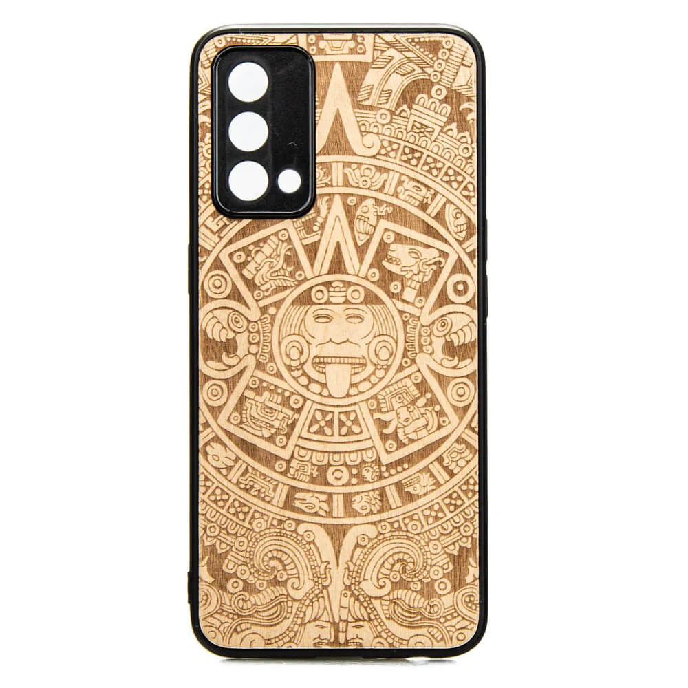 Holzhülle für Realme GT Master, Bewood Aniegre Aztekischer Kalender