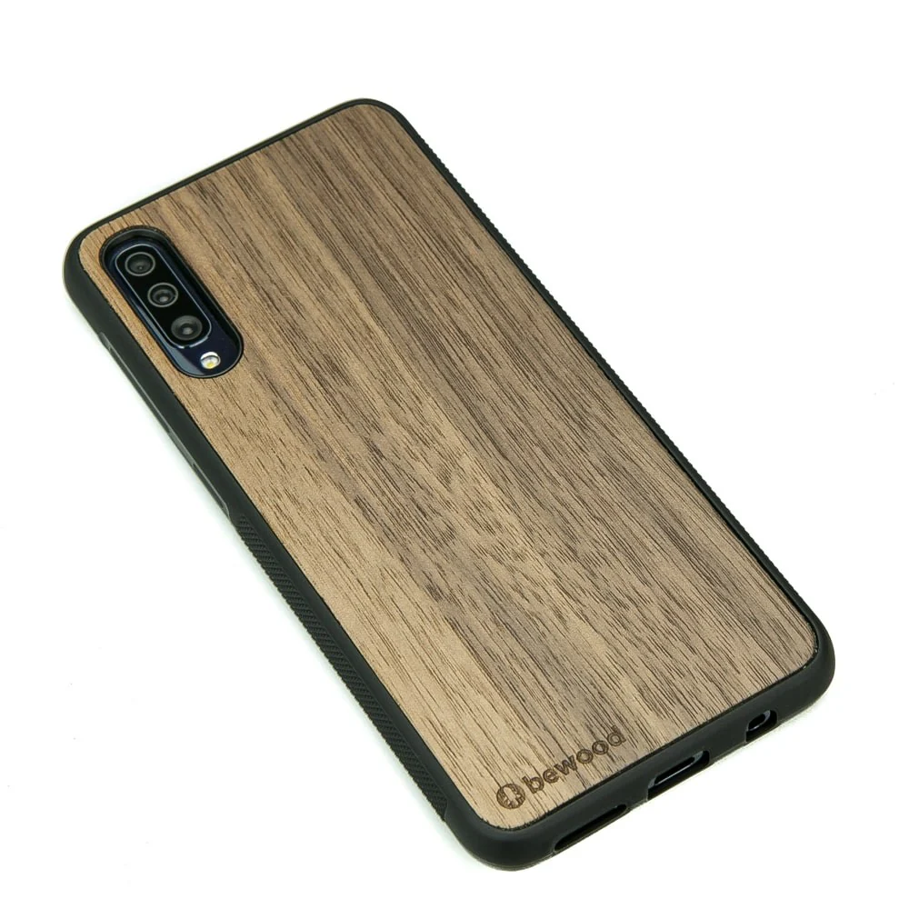 Holzhülle für Galaxy A70, Bewood Amerikanischer Nussbaum - Image 2