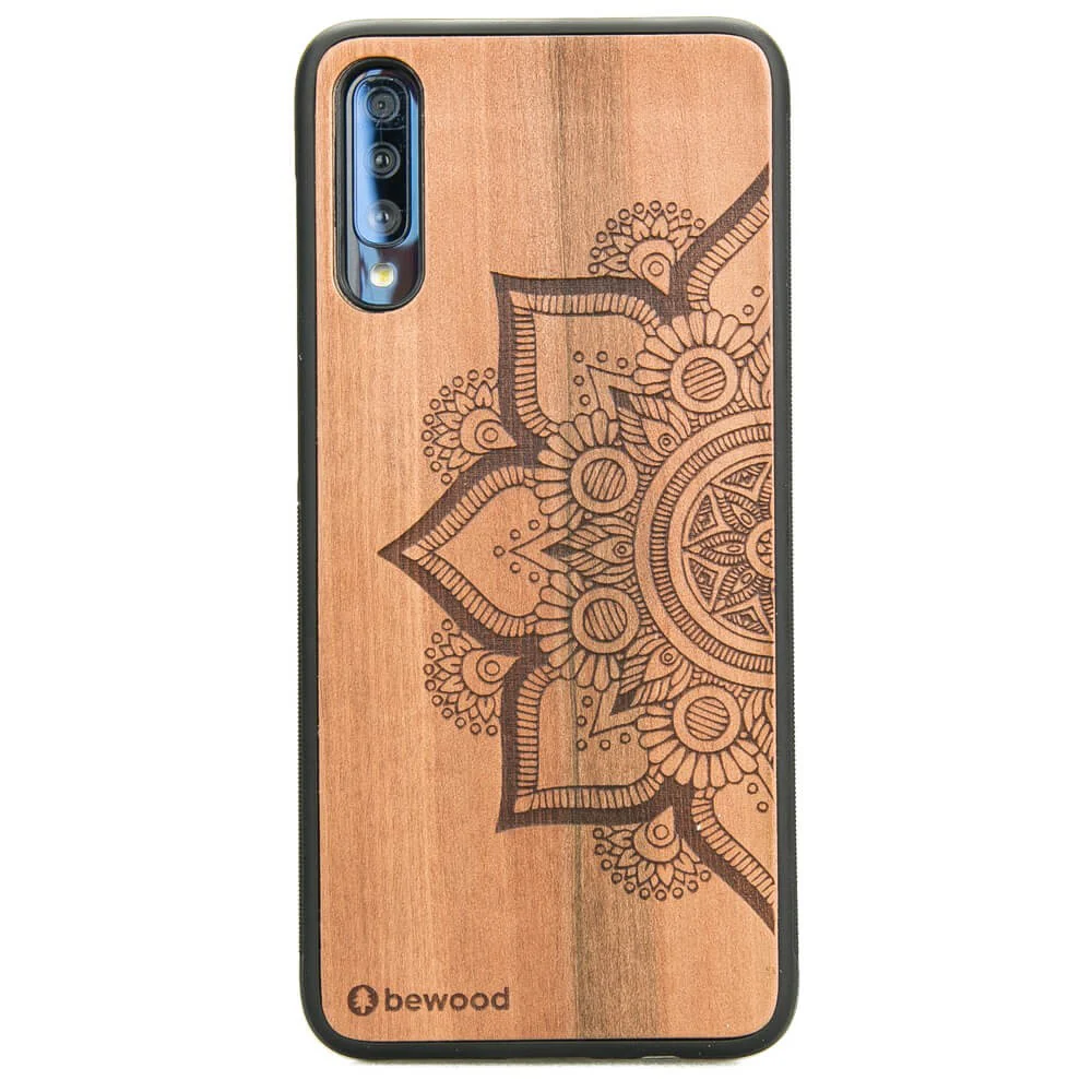 Holzhülle für Galaxy A70, Bewood Apfelbaum Mandala