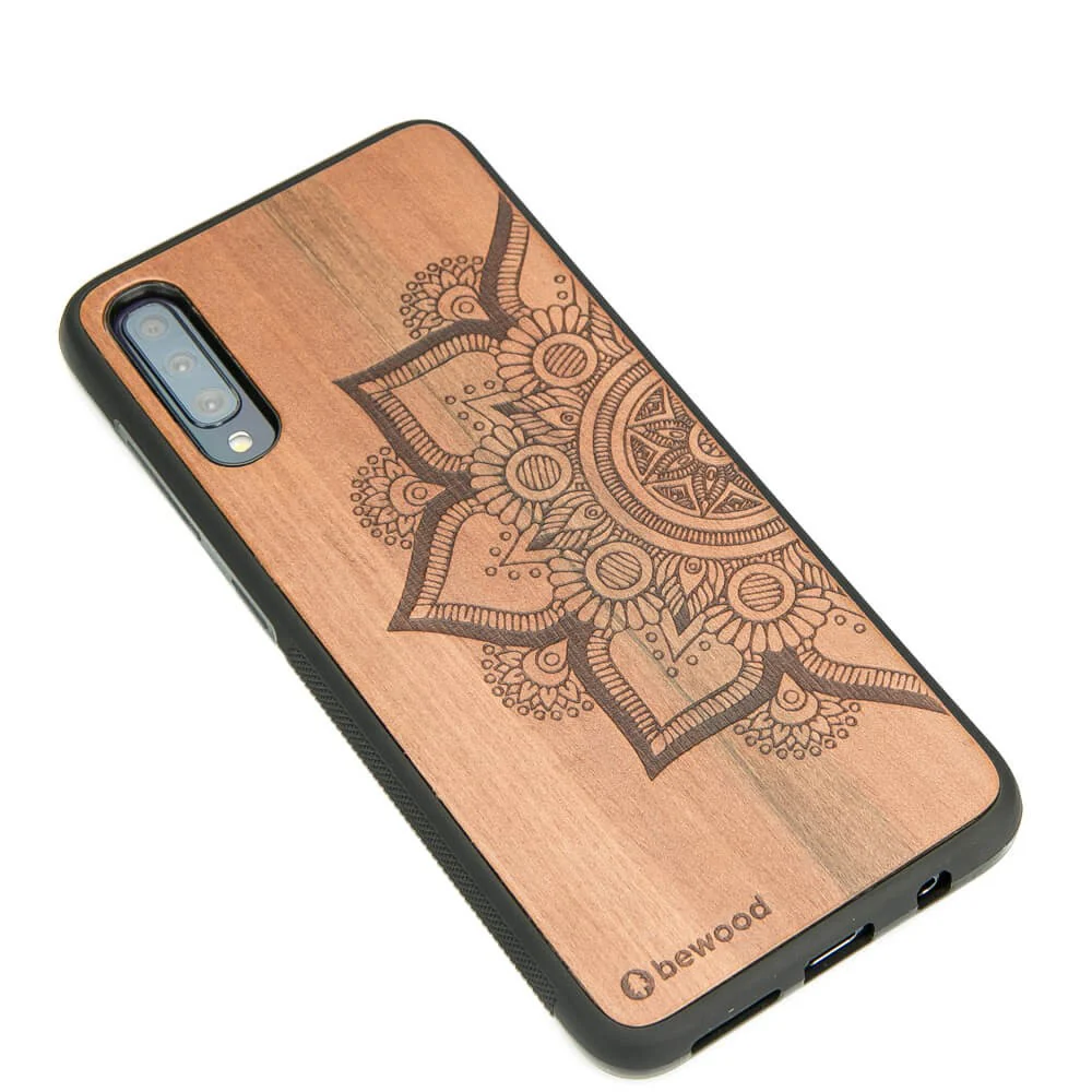 Holzhülle für Galaxy A70, Bewood Apfelbaum Mandala - Image 2