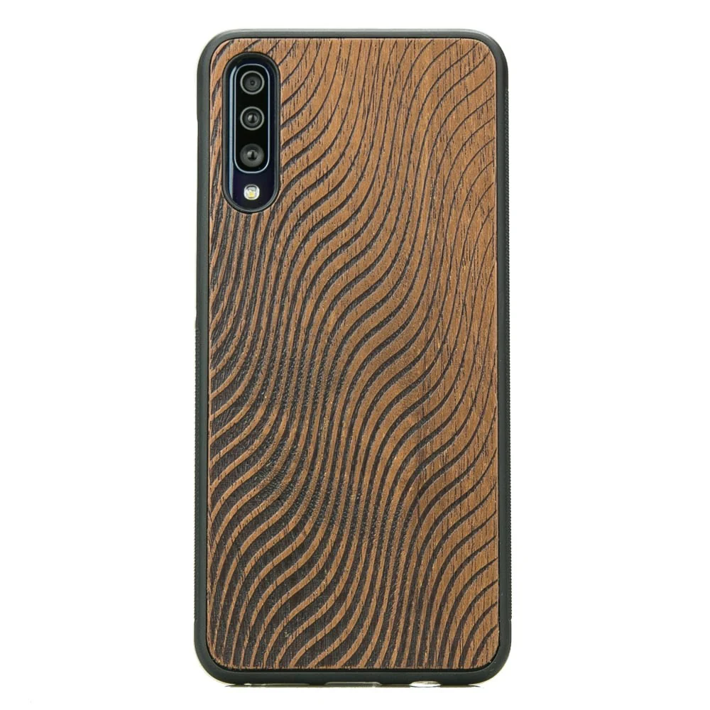 Holzhülle für Galaxy A70, Bewood Merbauwellen