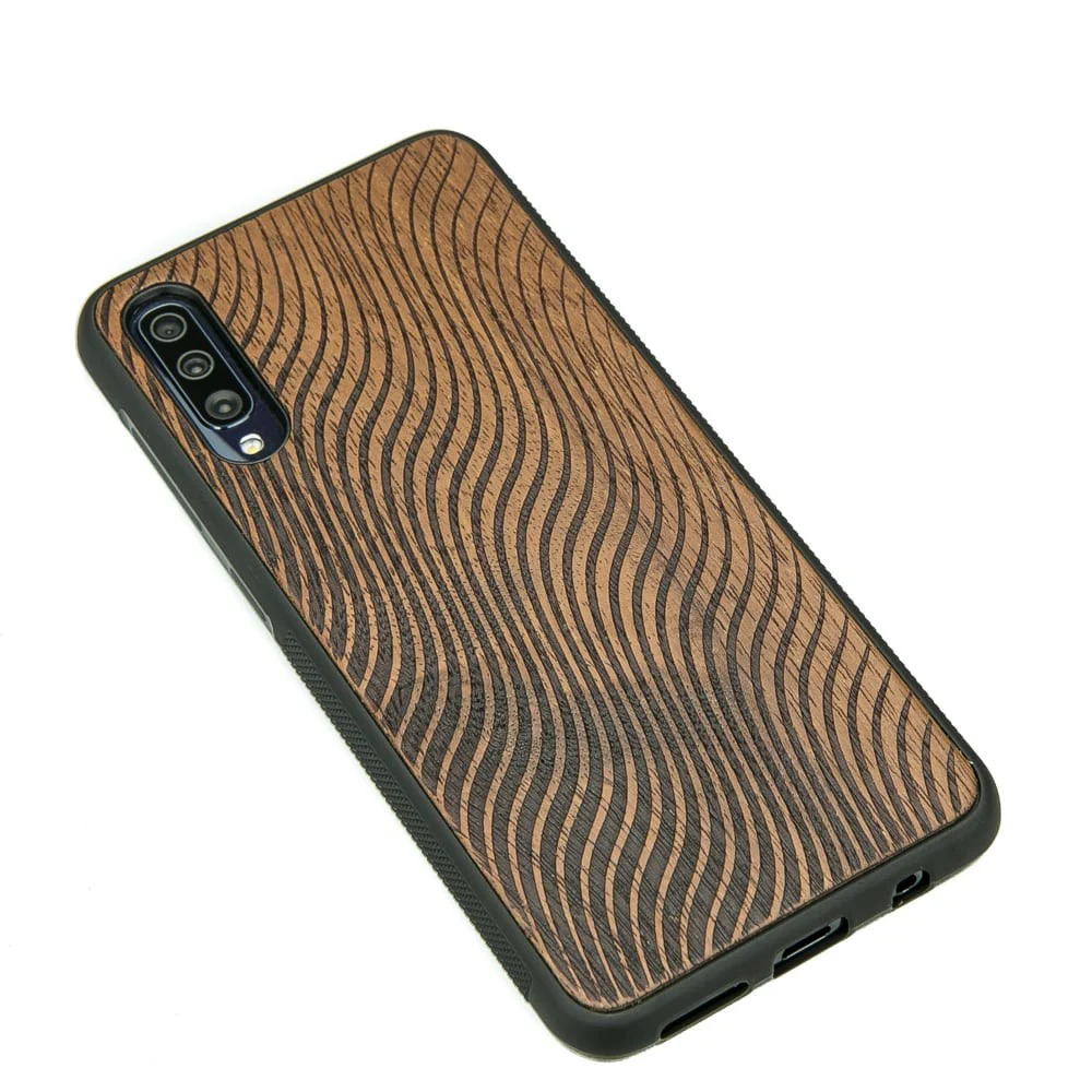 Holzhülle für Galaxy A70, Bewood Merbauwellen - Image 2