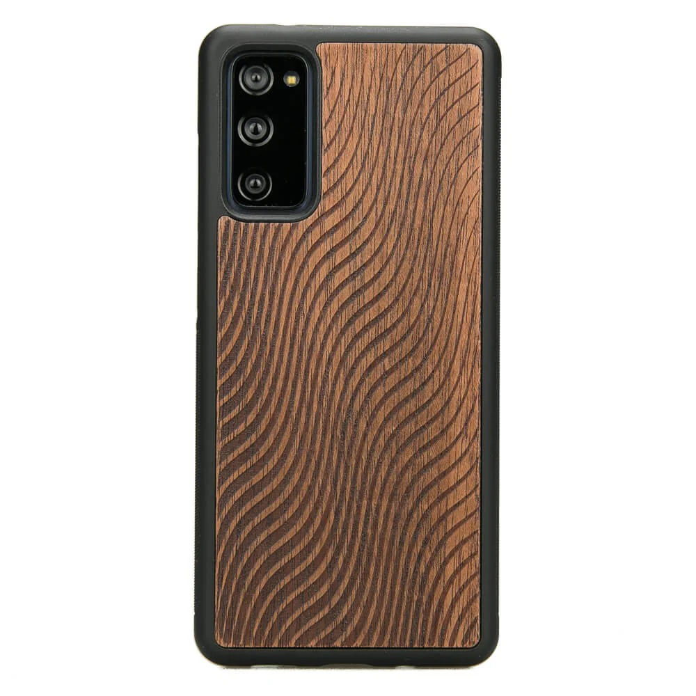 Holzhülle für Galaxy S20 FE, Bewood Merbauwellen