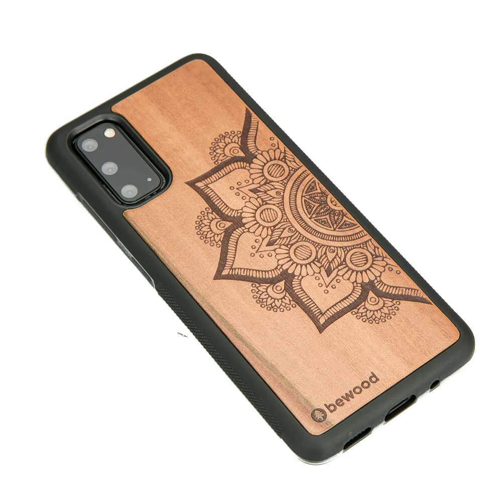 Holzhülle für Galaxy S20, Bewood Apfelbaum Mandala - Image 2
