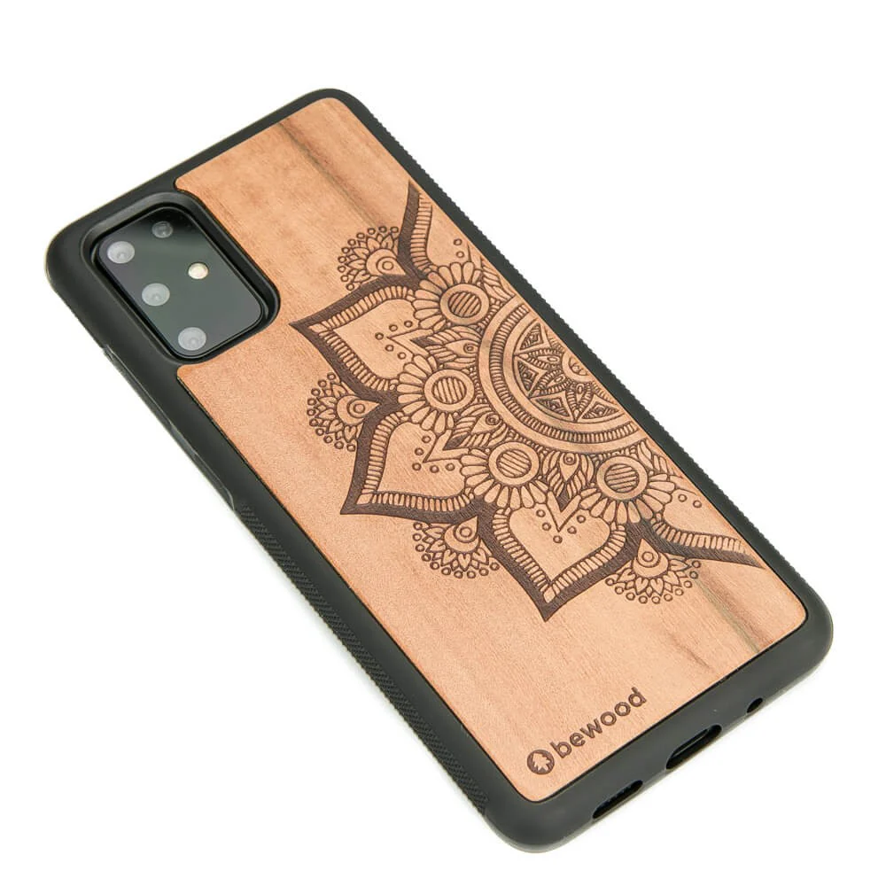 Holzhülle für Galaxy S20 Plus, Bewood Apfelbaum Mandala - Image 2