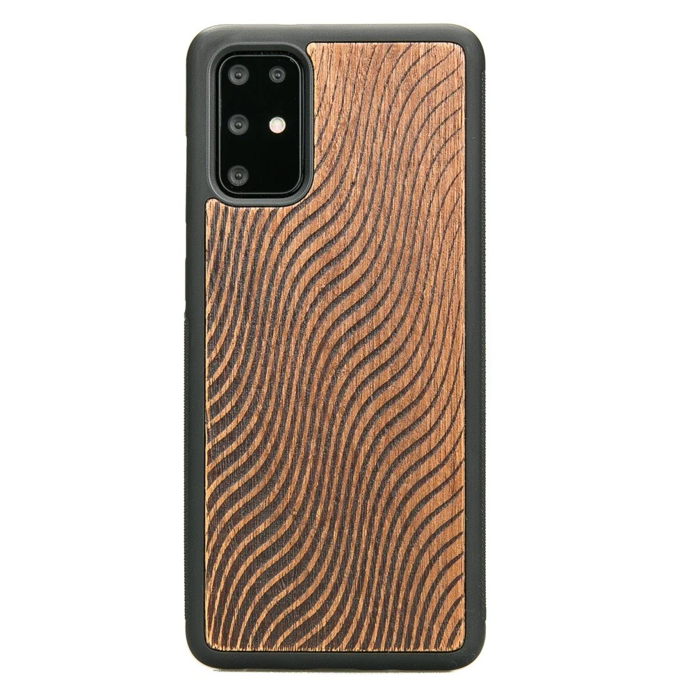 Holzhülle für Galaxy S20 Plus, Bewood Merbauwellen