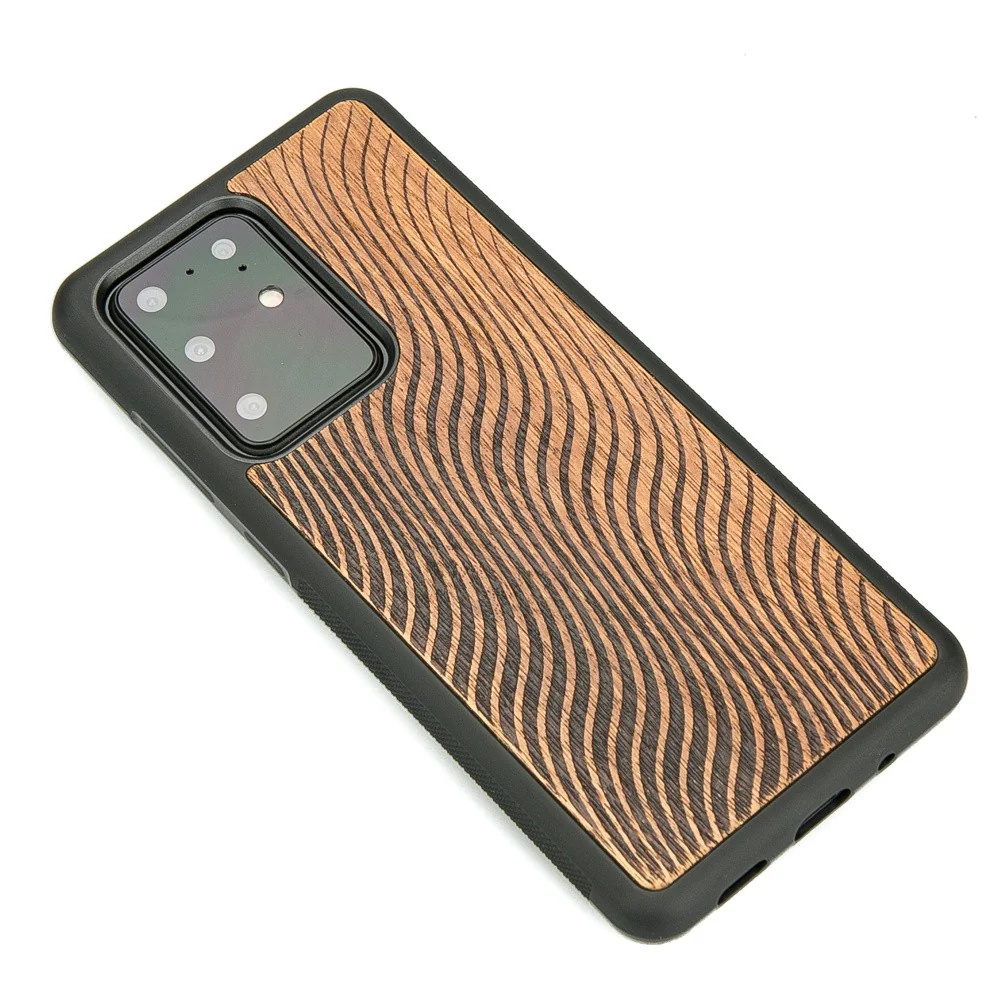 Holzhülle für Galaxy S20 Ultra, Bewood Merbauwellen - Image 2
