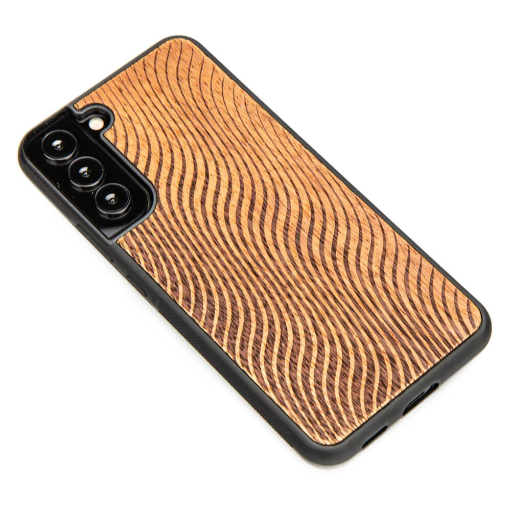 Holzhülle für Galaxy S22 Plus, Bewood Merbauwellen - Image 2