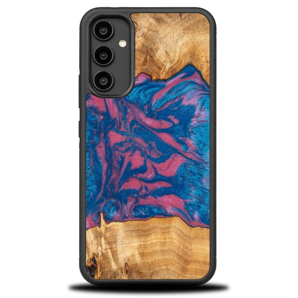 Holzhülle für Galaxy A34 5G, Bewood Unique Neons Vegas