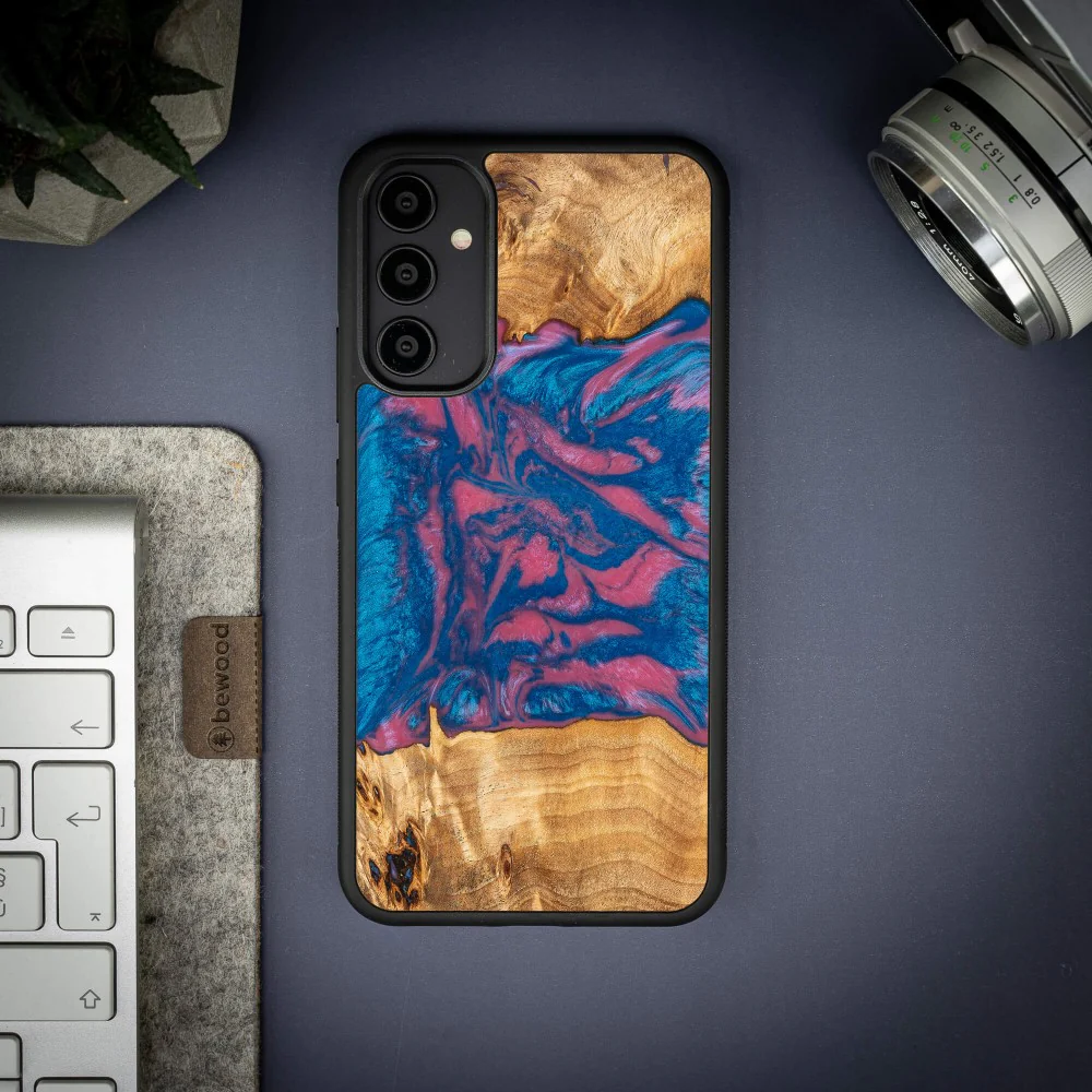 Holzhülle für Galaxy A34 5G, Bewood Unique Neons Vegas - Image 3