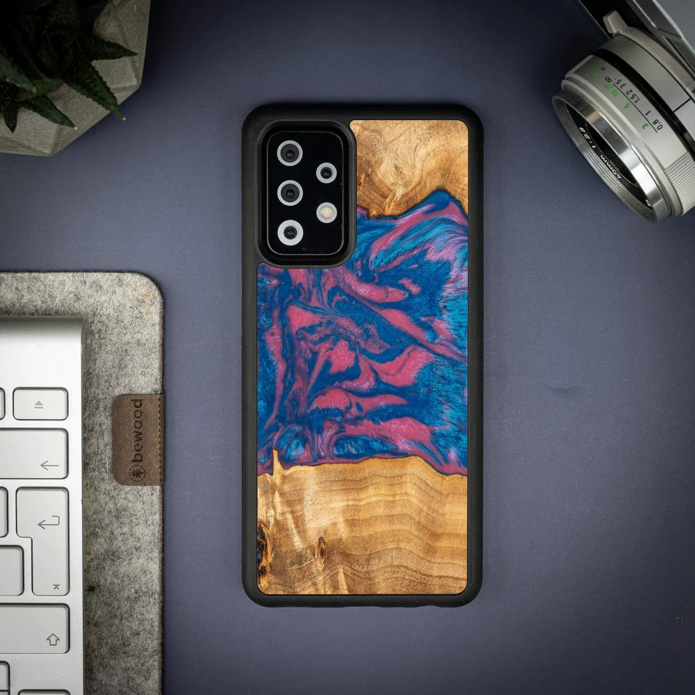 Holzhülle für Galaxy A52s / A52 5G / A52 4G, Bewood Unique Neons Vegas - Image 3