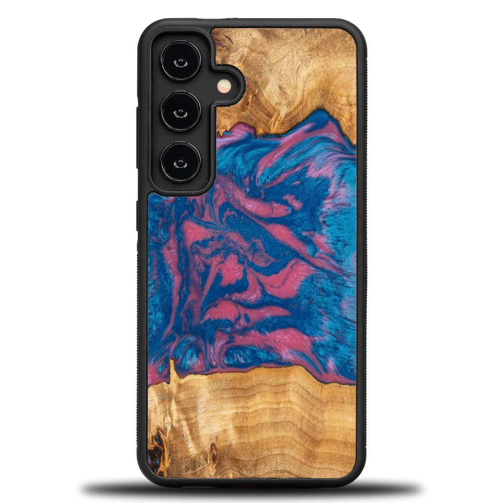 Holzhülle für Galaxy A55 5G, Bewood Unique Neons Vegas