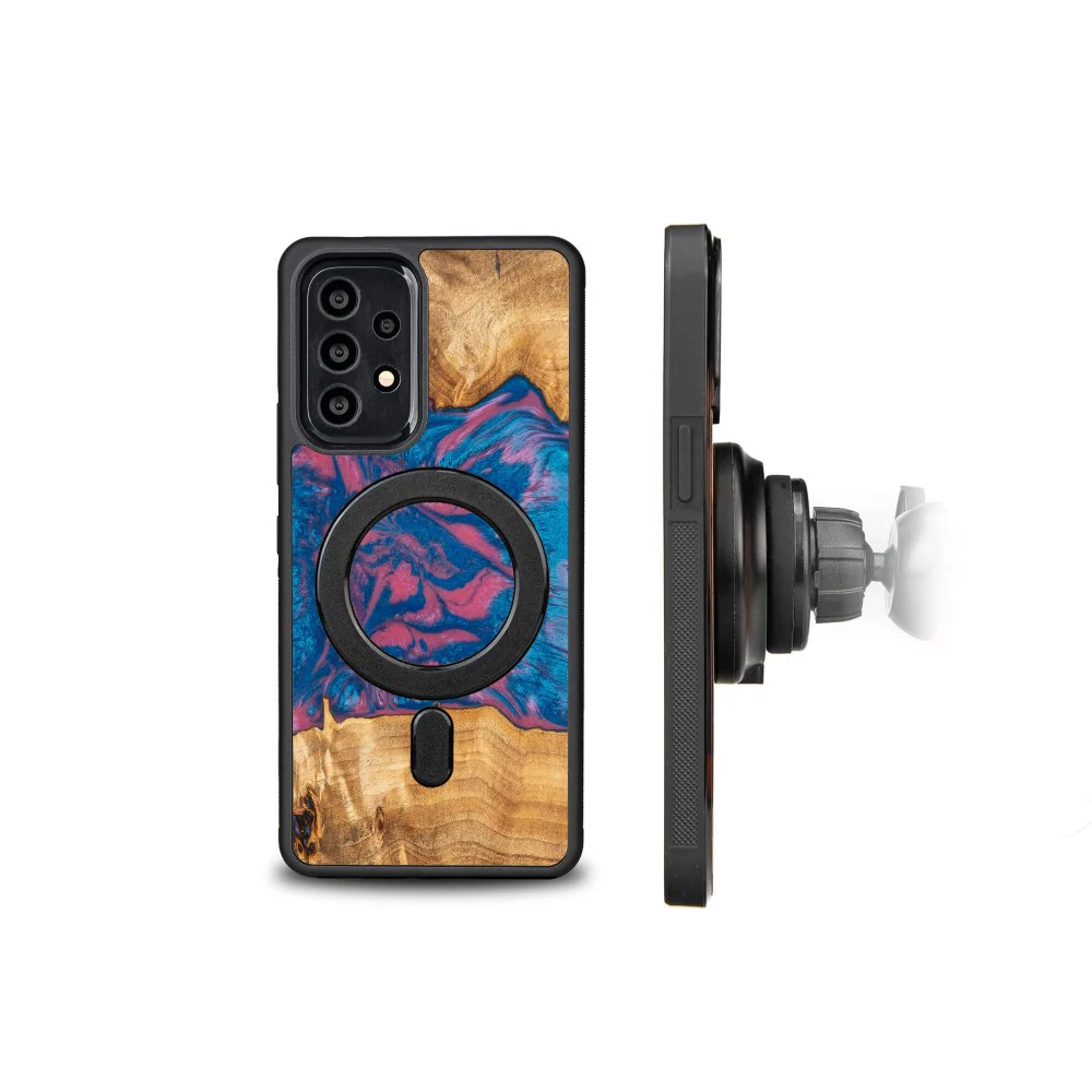 Holzhülle für Galaxy A73 5G, Bewood Unique Neons Vegas - Image 2